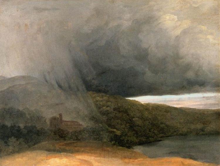 Pierre-Henri de Valenciennes Storm by a Lake Norge oil painting art